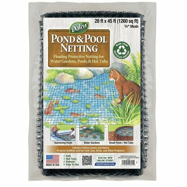 Gardeneer Pond & Pool Protective Floating Netting 3/8 Mesh PN-45
